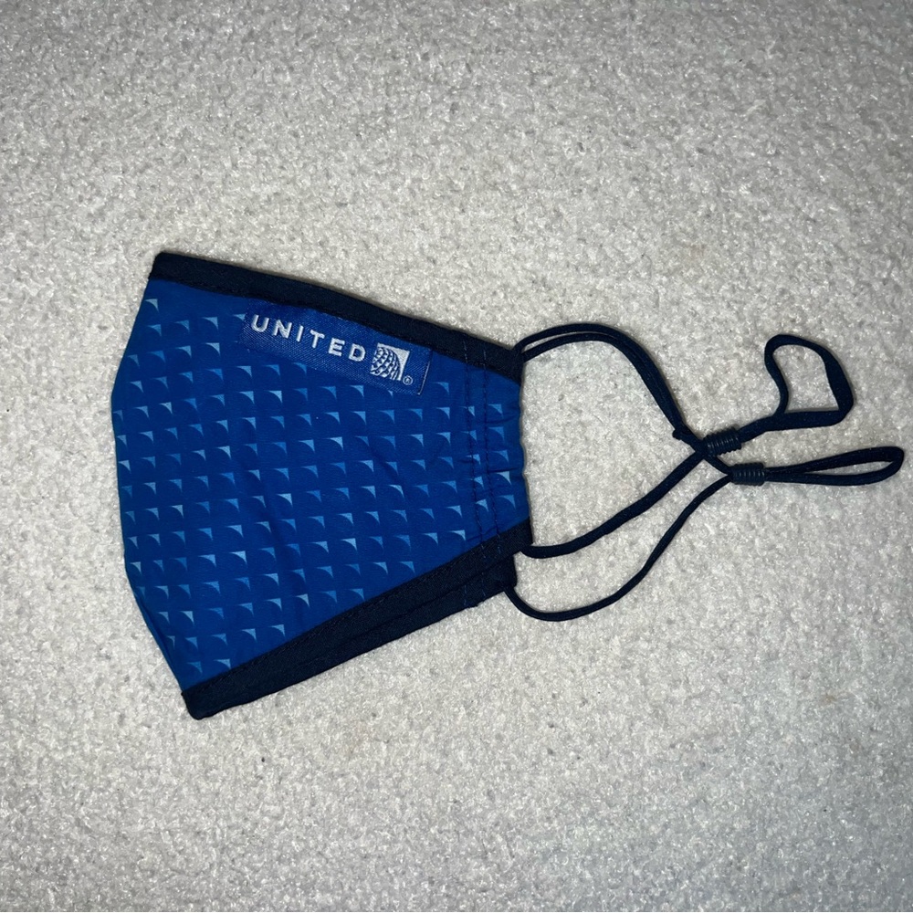 United Blue Face Mask with Adjustable Straps